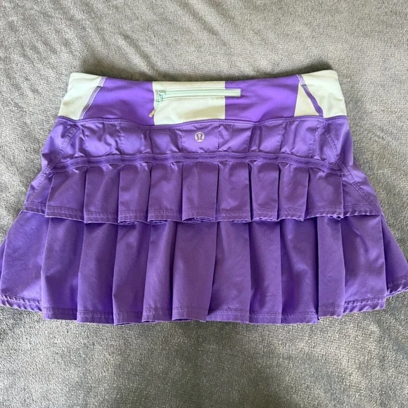 Lululemon Run Pace Setter Skirt Violet Skort Size 4 - Picture 8 of 14